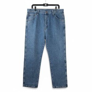 Rustler Mens 38x29 Blue Jeans Regular Fit Straight Leg Denim New - NWT